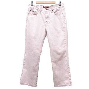 Vintage Z Cavaricci Jeans Pale Pink Slouchy Straight Leg Jeans Size 12 90s Y2K